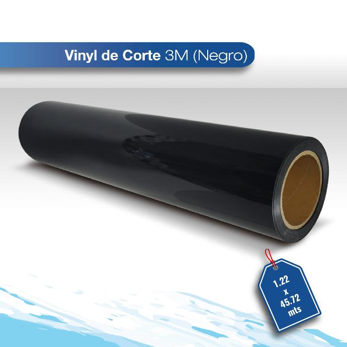 SALDO Vinil de corte 3M negro 1.22 X 45.72