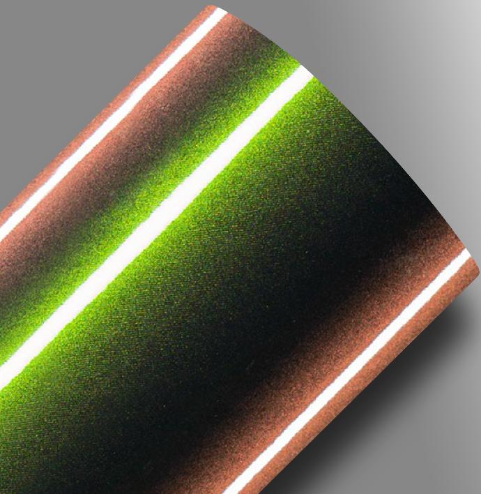 Vinilo para autos Alltak 1.38X25 ilusion verde cobre ultra