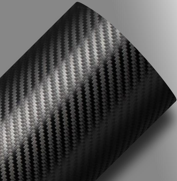Vinilo para autos Alltak 1.50X25 carbon 4D negro
