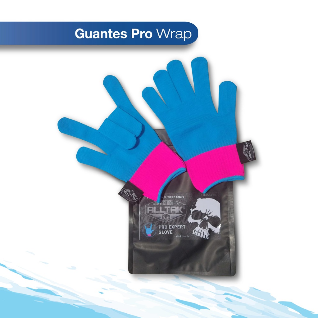 Guantes Pro wrap rosa con negro