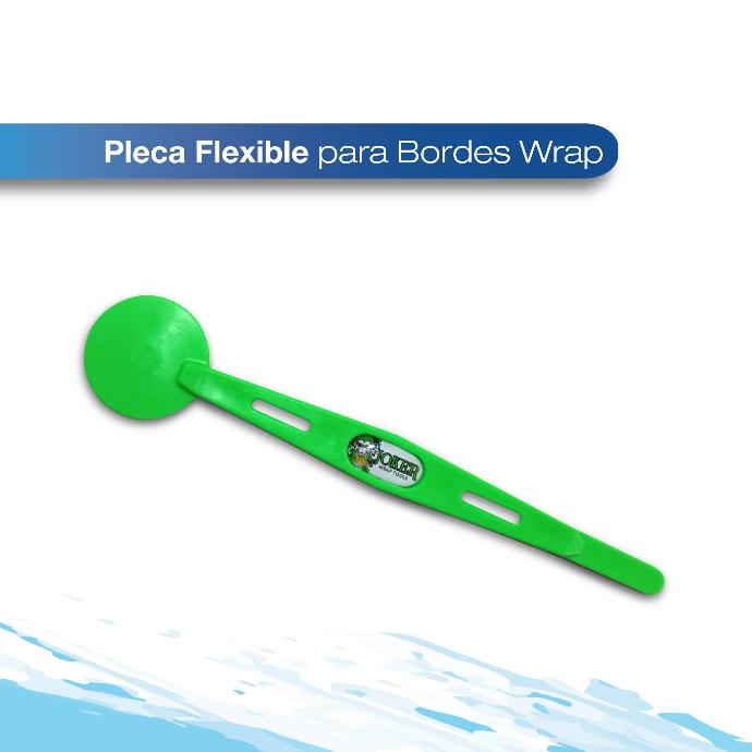 Pleca flexible para bordes wrap
