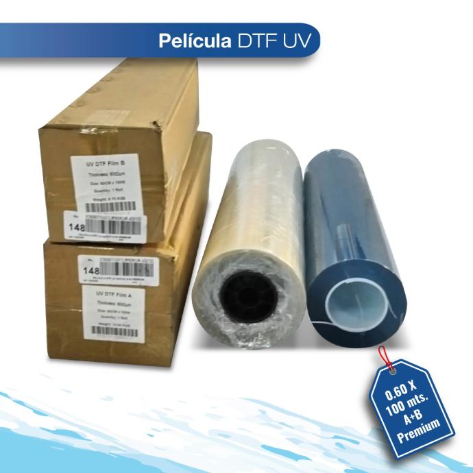 Pelicula DTF UV 60X100 A+B premium