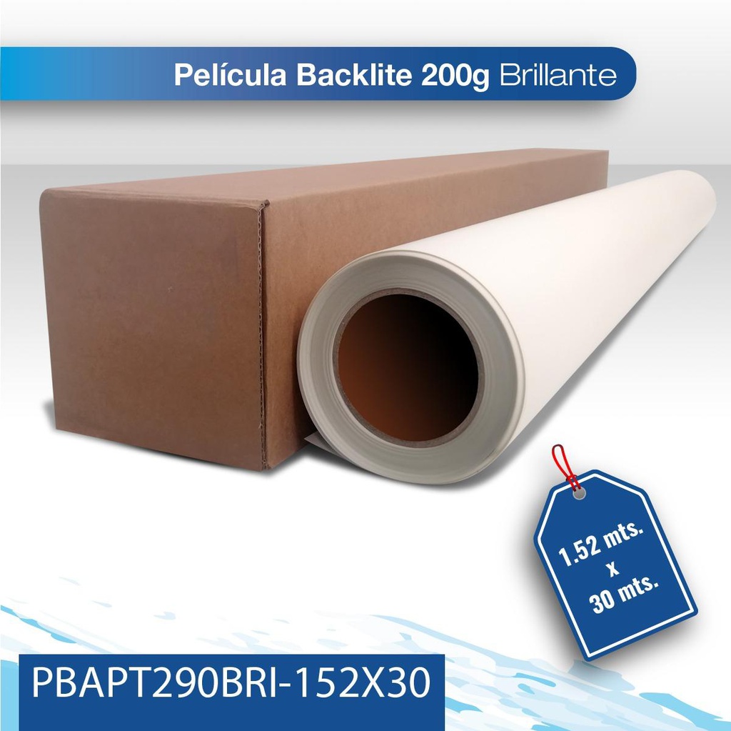 Pelicula Backlight 200 1.52 X30 brillante