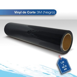[VIN3M180MC-12CORTE] SALDO Vinil de corte 3M negro 1.22 X 45.72