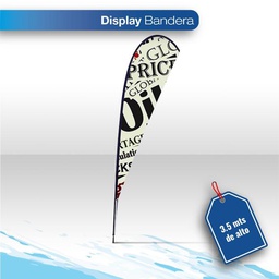 [DISSPBANDERA-3.5M] SALDO Display bandera 3.5