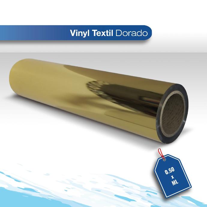 SALDO Vinil textil 0.50XML semi matte dorado