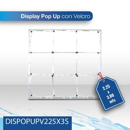 [DISPOPUPV225X3S] Display Pop up con velcro 2.25X3M