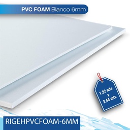 [RIGEHPVCFOAM-6MM] PVC Foam 6MM 1.22X2.44