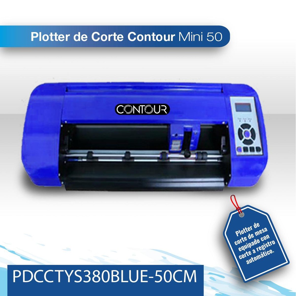 Plotter de corte Contour mini 38 Cm azul
