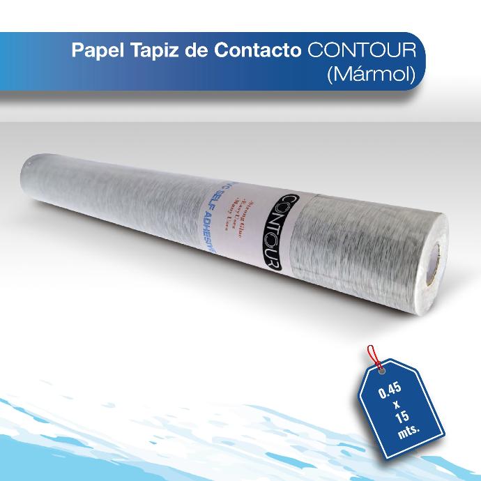 SALDO Papel tapiz de contacto Contour 0.45X15 marmol