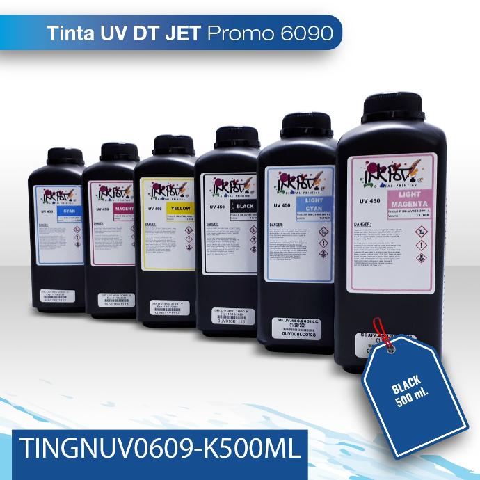 Tinta inkpot UV 6090 cabezal XP600 negra 500ML