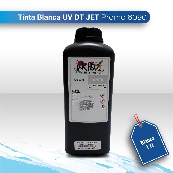 Tinta inkpot UV 6090 cabezal XP600  blanca 500ML