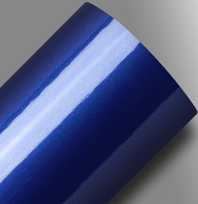 Vinilo para autos Alltak 1.38X25 azul profundo metalico ultra