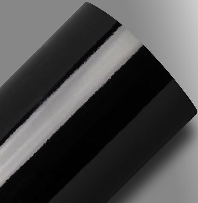 Vinilo para autos Alltak 1.38X25 negro piano ultra