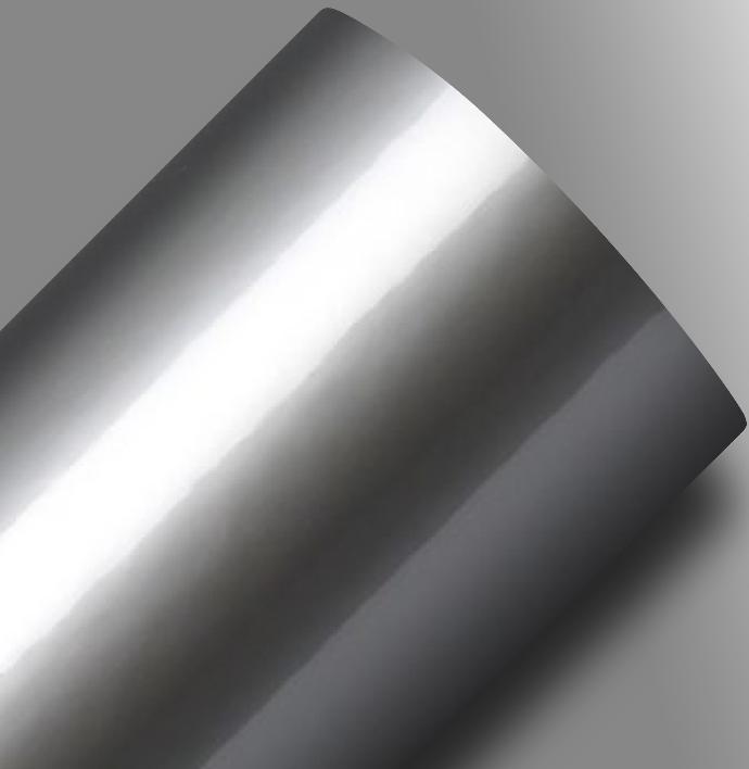 Vinilo para autos Alltak 1.38X25 plata claro metalico ultra