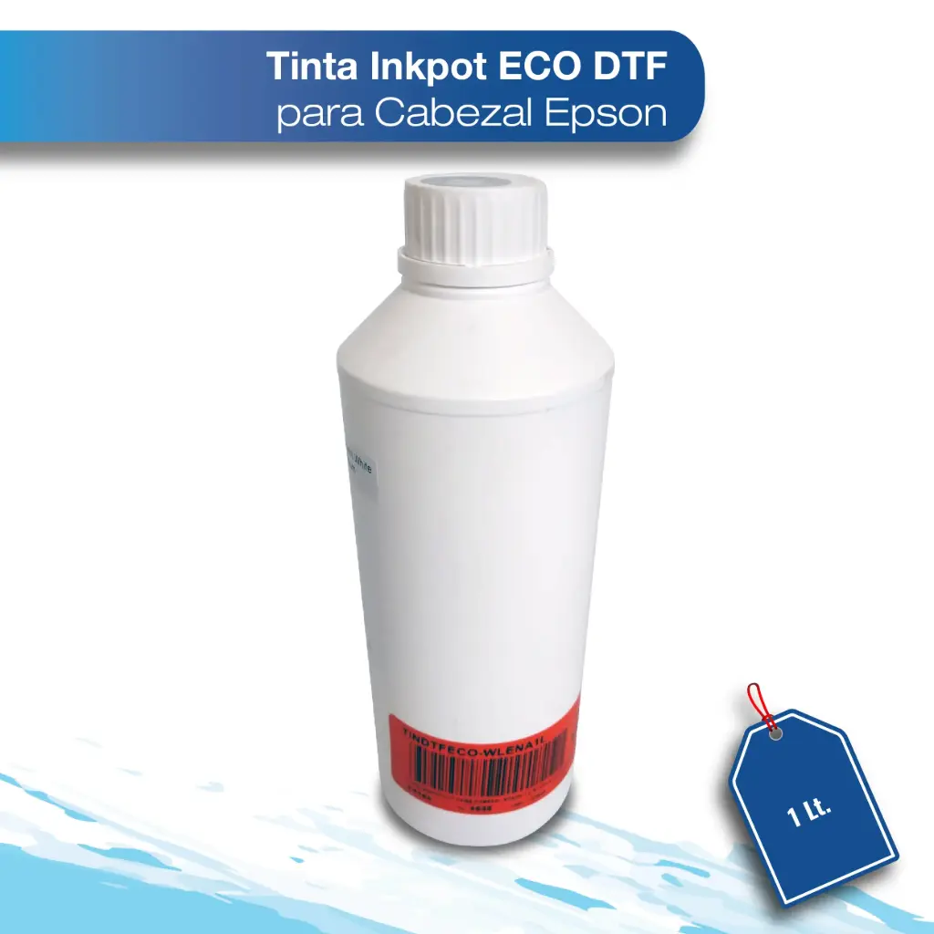 Tinta inkpot ECO DTF para cabezal epson 1 L