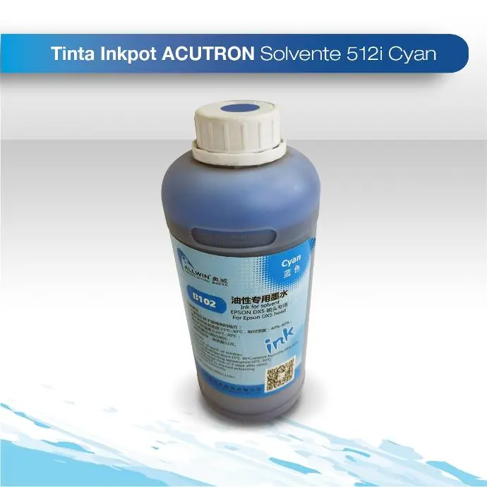 Tinta inkpot acutron solvente 512I 5L 