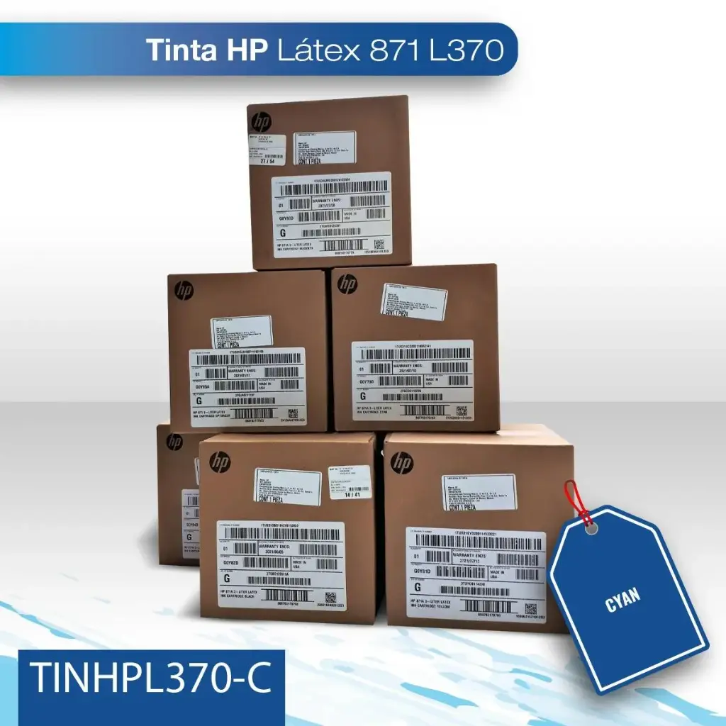 Tinta HP latex 871 L370