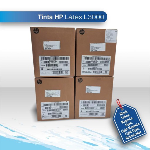 [TINHPL3000-K] Tinta HP latex 3000 black
