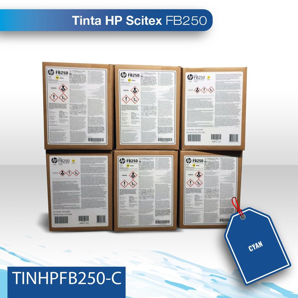 Tinta Scitex  Fb250 cyan