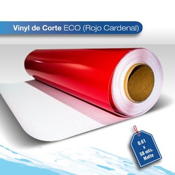 [VINECO2053M-.61X50] Vinil de corte Eco rojo cardinal 0.61X50 matte 