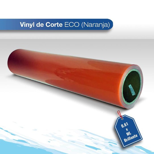 [VINECO2085G-.61XML] Vinil de corte Eco naranja 0.61XML brillante