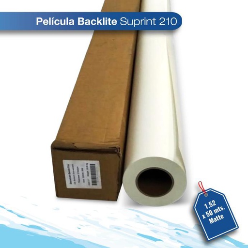 [PBAPT210MAT-152X50] Película backlight matte Suprint 210 1.52X50