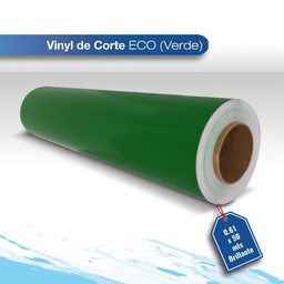 [VINECO2071G-1.22X50] Vinil de corte Eco verde brillante 1.22X50