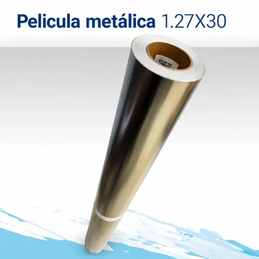 Pelicula metálica 1.27X30