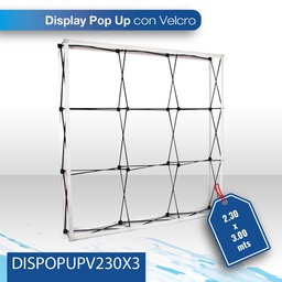 [DISDGPOPUP230X230] Display Pop up con velcro