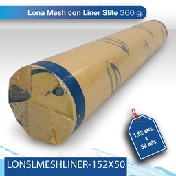 [LONSLMESHLINER-152X50] Lona mesh con liner Slite 1.52X50